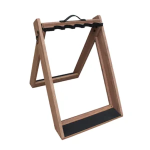 Rush Creek Creations Realtree Deer Camp 10 Gun Folding Gun Rack Wood Laminate