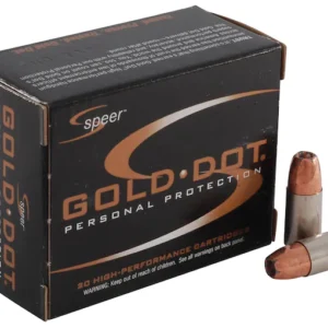 Speer Gold Dot 9mm Luger Ammo 147 Grain Bonded Jacketed Hollow Point