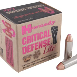 Hornady Critical Defense Lite Ammunition 38 Special 90 Grain FTX Box of 25