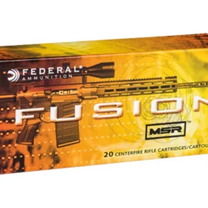 Federal Fusion MSR Ammunition 300 AAC Blackout 150 Grain Bonded Spitzer Boat Tail Box of 20