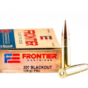 20 Rounds of .300 AAC Blackout Ammo by Hornady Frontier – 125gr FMJ