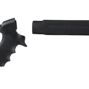 Hogue Rubber OverMolded Tamer Pistol Grip and Forend Mossberg 500 12 Gauge Synthetic Black