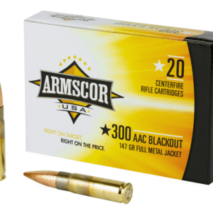 Armscor USA .300 AAC Blackout Ammunition 147 grain FMJ, 200rds [FAC300AAC-1N]
