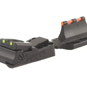 Williams Fire Sight Set Universal Vent Rib "Slugger" Shotgun Aluminum Black Fiber Optic Green