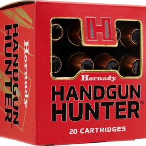 Hornady Handgun Hunter 9mm Luger +P Ammo 115 Grain Hornady MonoFlex Solid Hollow Point Lead Free Box of 25