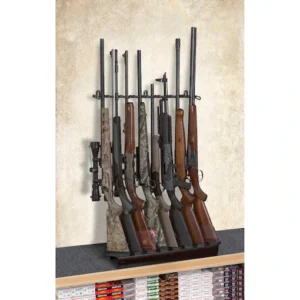 Rack'Em Racks Deluxe 8 Rifle Shelf Display Rifle Barrel Rest and Buttstock Tray