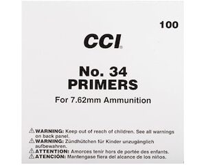 CCI Large Rifle 7.62mm NATO-Spec Military Primers #34