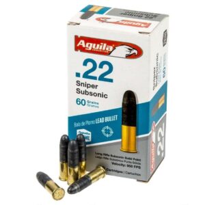 Aguila 22 Win Mag High Velocity Semi-Jacketed Soft Point 40gr Ammunition - SubSonic