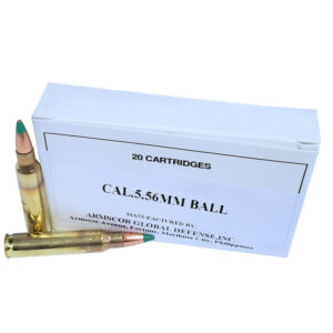 Armscor 5.56 NATO Ammunition 62 Grain FMJ Green Tip
