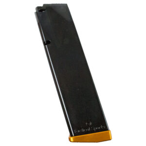 CZ-USA CZ 75 TS Orange 17 Round Magazine .40 Smith & Wesson Polymer Follower/Baseplate Steel Body Matte Black Finish