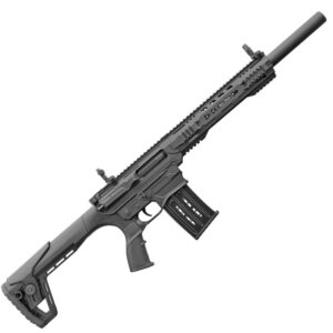 Charles Daly AR-12T 12 Gauge AR Style Semi Auto Shotgun 18.5" Barrel 5 Round Box Magazine Polymer Furniture Flat Top/Flip Up Sights Fixed Stock Black Finish