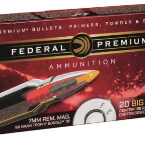 Federal Premium, 7mm Rem. Mag., TBT, 160 Grain, 500 Rounds