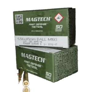 Magtech 5.56x45mm Nato Ammunition Brass Casing 500 Rounds