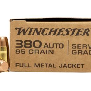 Winchester USA .380 ACP Ammunition 95 Grain 500 Rounds
