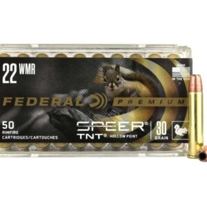Federal Premium Varmint & Predator Speer TNT 22WMR Ammunition