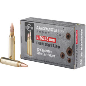 Prvi Partizan PPU Rangemaster 5.56 NATO Ammo 55 Grain FMJBT