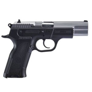 Sarsilmaz B6 Semi Auto Pistol 9mm Luger 4.5" Barrel 17 Rounds Fixed Sights Manual Thumb Safety External Hammer Polymer Frame Two Tone Finish