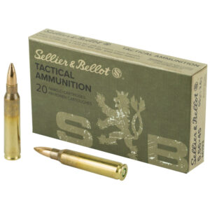 Sellier & Bellot 5.56 NATO Ammunition 1,000 Rounds 55 Grain M193 Full Metal Jacket SB556A