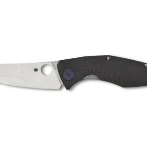 Spyderco Drunken Folding Knife 3.5" Drop Point CPM S90V Stainless Steel Blade Titanium/Carbon Fiber Handle Black