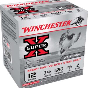 Winchester SuperX Waterfowl Xpert High Velocity Steel Shot 12 GA 3 1/2" 1 3/8oz 1550FPS