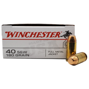 Winchester 40 S&W Ammunition Brass 180 Grains 500 Rounds