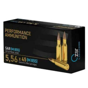 ZSR 5.56 NATO Ammunition 1500 Rounds 62 Grain FMJ Green Tip M855