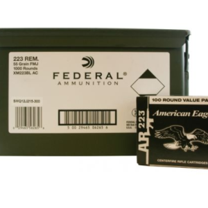 American Eagle 223 55gr FMJBT Ammunition 1000rds - XM223BL AC
