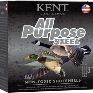 Kent Cartridge AP123S36-2 12Gauge 3" 1 1/4oz 2Shot 25 Per Box/10 Case Gauge: 12, Muzzle Velocity: 1400 ft/s
