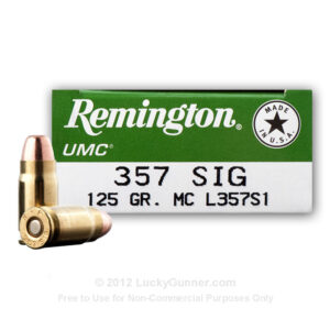 Remington UMC - 357 Sig - 125 Grain MC - 500 Rounds