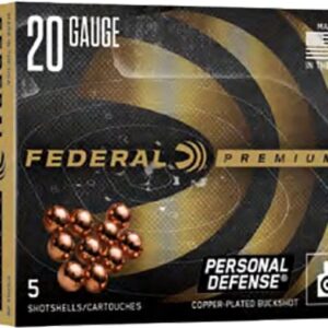 Federal Premium Personal Defense 20 Gauge 2-3/4" #2 Buckshot Ammo 10 Pellets Flitecontrol Wad